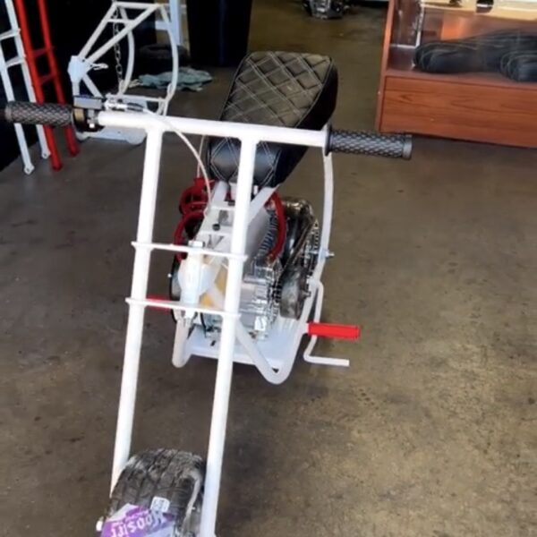 LAX Stretched Minibike - White Edition